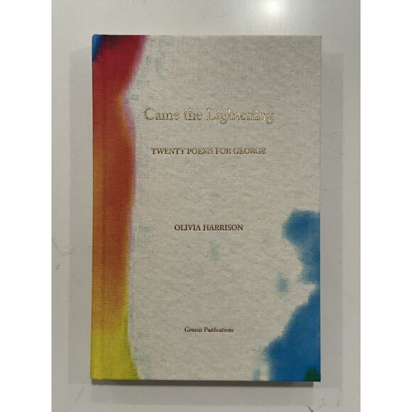 OLIVIA HARRISON SIGNED CAME THE LIGHTENING BOOK RARE GEORGE HARRISON POETRY #1 - Picture 1 of 10